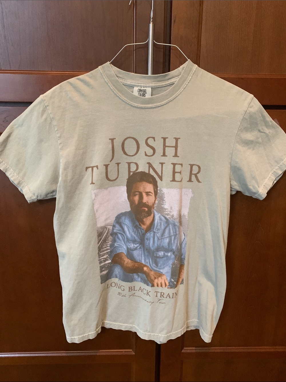 Josh Turner Long Black Train 20th Anniversary Band Concert Tour T Shirt Size M